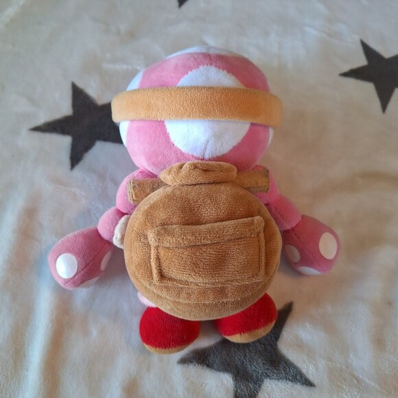 Super Mario Captain Toad Treasure Tracker Toadette 8" Stuffed Animal Plush Toy - Picture 3 of 7